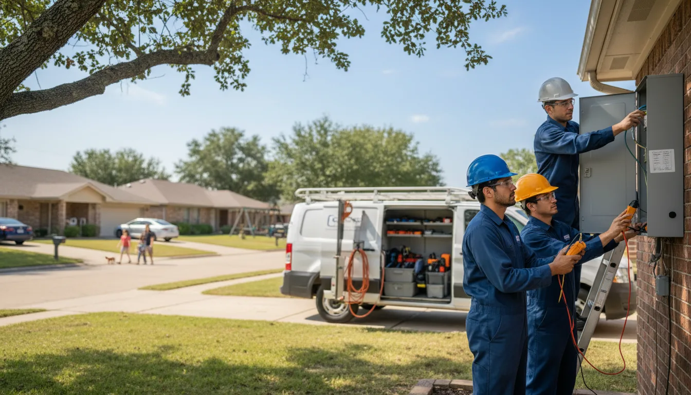Certified electrician providing emergency electrical services in Patterson, IA
